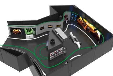 Precise real-time tracking visualization