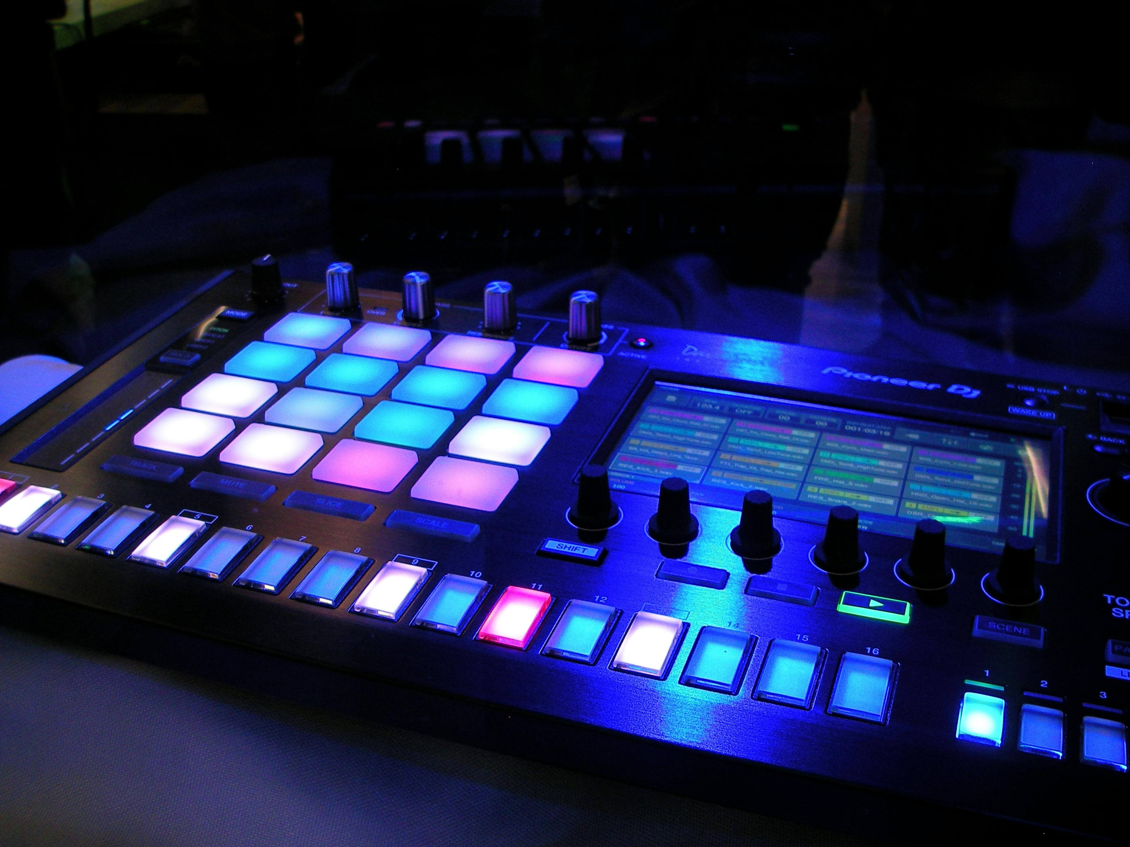 A lighting console